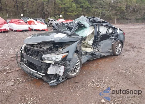 2018 Infiniti Q50 3.0T Luxe из США, поврежденный, VIN JN1EV7APXJM350034